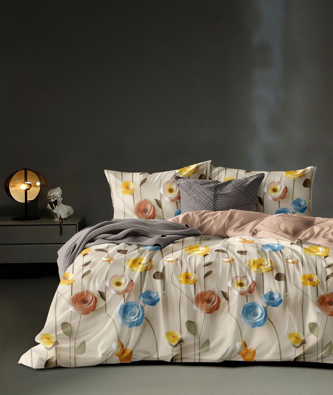 Premium floral printed all-season comforter for modern bedrooms